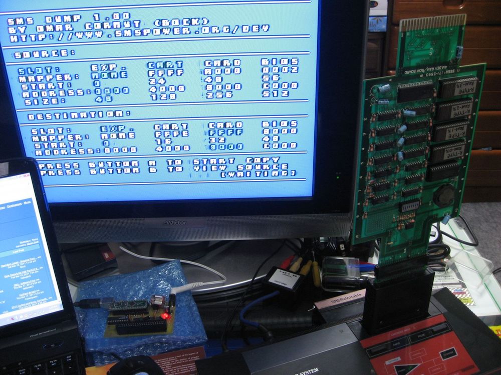 Dumping a prototype cartridge