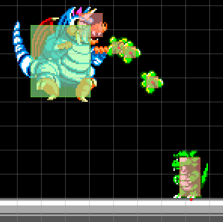 Visualizing collision boxes for different characters Visualizing collision boxes for different characters